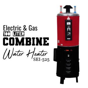 Gas & Electric Geyser 100 Liters 25 Gallons Standing Auto Ignition