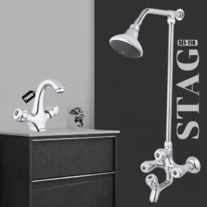 EDEN Bathroom Set STAG Complete 8-Piece Luxury Collection 99% of Brass(SEI-110)