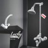 Lucky Shower Set, Wall Mounted Bathroom Fittings Total 8 Piece’s Top Notch Quality Of Brass Chrome SEI-101