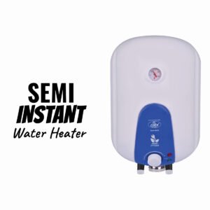SEMI INSTANT ELECTRIC WATER HEATER ANALOG GUAGE 15 LITTERS WITH PLASTIC BODY