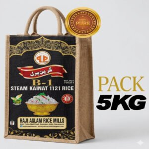 Steam Kanait 1121 Basmati Rice – Premium Long Grain Aromatic Rice with Perfect Fluffy Cooking