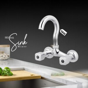 SINK MIXER WITH HIGH QUALITY CHROME SINK WASH SEI-245